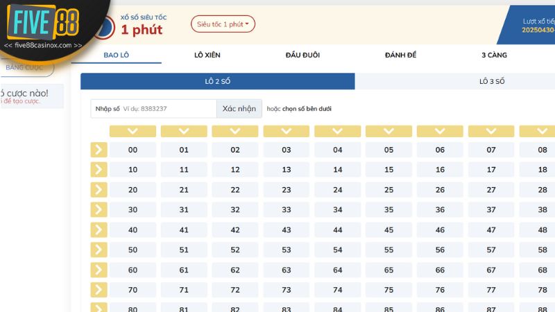 Hình thức quay số phù hợp với những ai yêu thích sự nhanh chóng