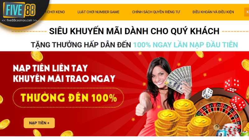 Hội viên sẽ nhận được ưu đãi hấp dẫn ngay lần nạp đầu tiên
